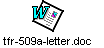 tfr-509a-letter.doc